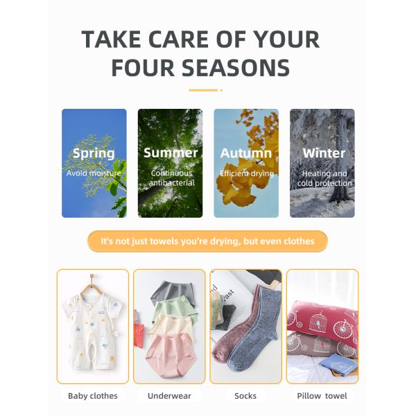 Electric Bathroom Towel Warmer Rack Fashionable Style for Wall Mounting