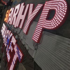 3D Illuminated Channel Letter Sign Board 20-200mm Thick