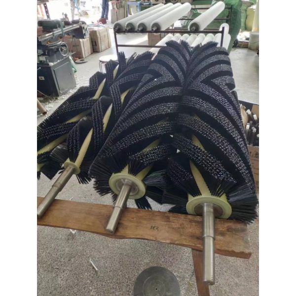 PP Bristle Black Conveyor Brush Roller