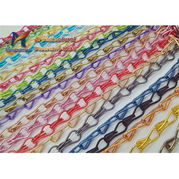 Hotel Chainmail Door Curtain 12mm Aluminium Chain Fly Screen