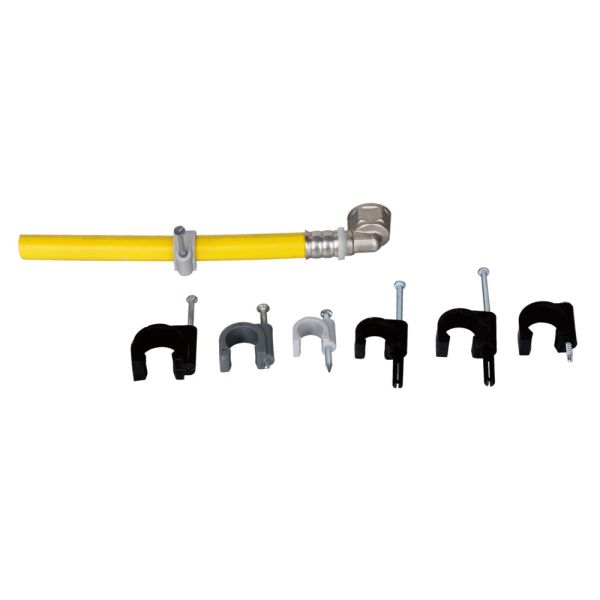 Buy Thickened Plastic Cable Clips Pipe Clips Burr Free Versatility at wholesale prices
