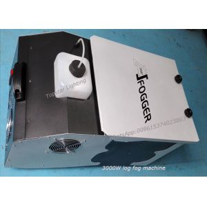 Professional 3000 Watt Low Lying Fog Machine With Dmx Remote / Wire Control