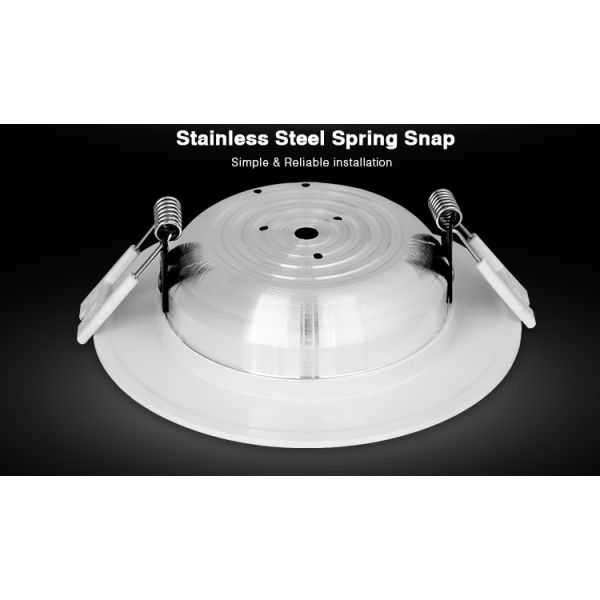 Milight Wifi 6W RBG+CCT LED Downlight 2.4G All color RGB and dual white 3000k to 6000k LED Ceiling Light with APP