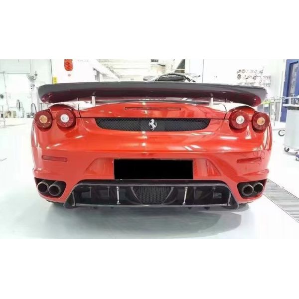 For Ferrari F430 Body Kit F430 Upgraded HAMANN Style Front Shovel Diffuser Spoiler Side Skirt F430 Carbon Fiber Body Kit