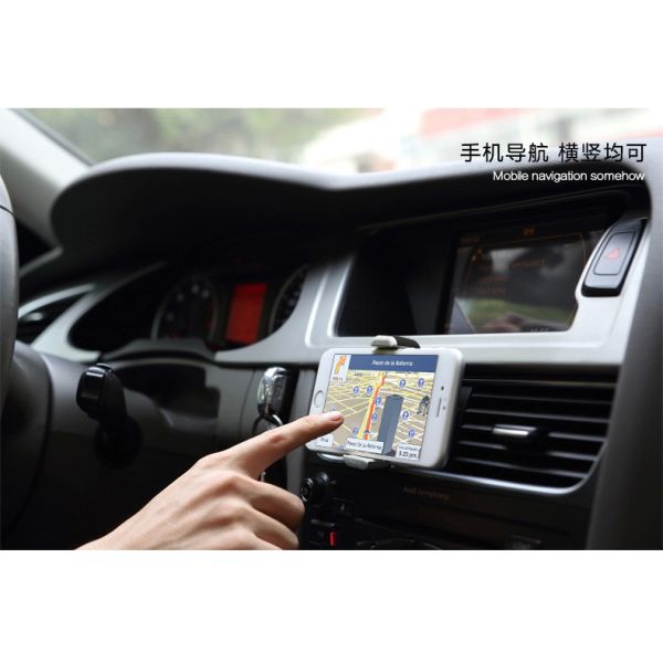 Compact And Convenient Air Vent Mount Cell Phone Holder 68 X 48 X 24 Mm Size