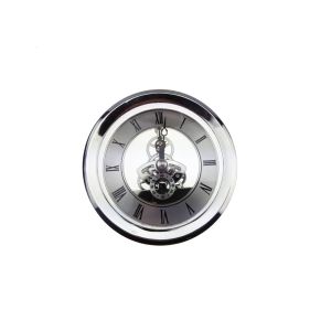 Durable Stainless Steel Skeleton Clock Movt With Plastic Back Cover