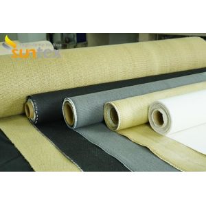 Fiberglass Manufacture Silica Coated Cloth Fabric high temperature fiberglass