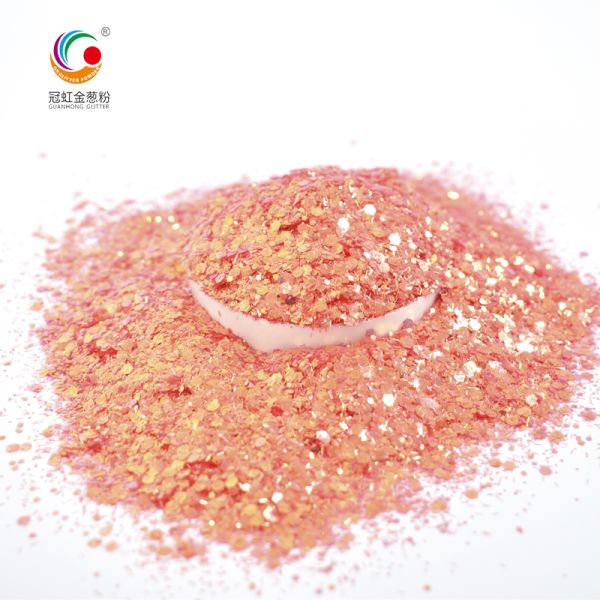 Irregular Chameleon Iridescent Blue Chunky Glitter In Bulk High Flash Cosmetic Grade