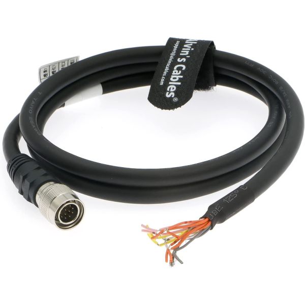 Alvin's Cables 12 Pin Hirose Male HR10A-10P-12P High Flex Power IO Cable For