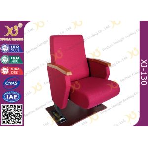 Quality Full Upholstered Cover Auditorium Chairs With Soft Closing Seat for sale