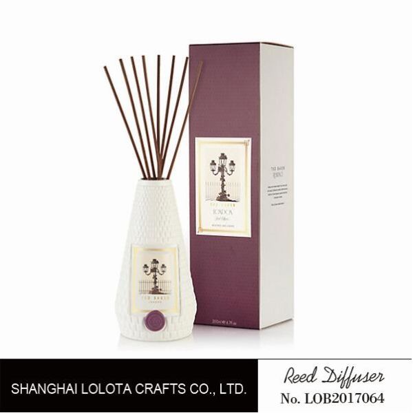 Buy Portable Home Ceramic Scent Diffuser , Long Lasting Ceramic Reed Diffuser at wholesale prices