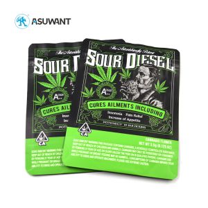 China Gummies Mylar Food Bags Edible Packaging Weed Starburst Bag on sale