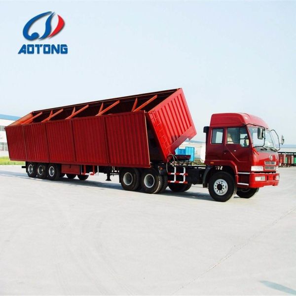 40T Side/Rear Dump Semi Trailer Tipper Truck As Customers' Need Max Payload 45
