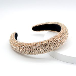 Bling Twist Mulberry Silk Headband Wrap For Christmas Gift
