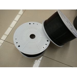 Antistatic Black Color Pu Round Belt For Electronic Accessories , 400m / Roll