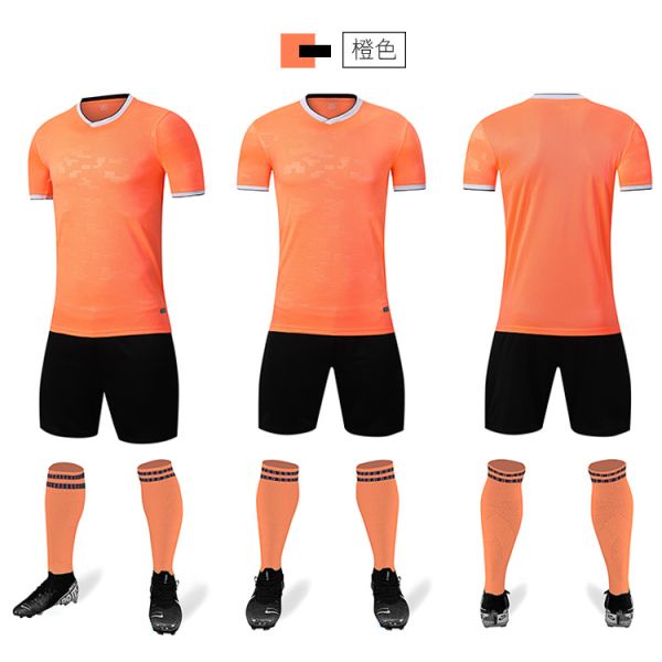 Polyester Material Cheap high quality Soccer Uniform Set soccer jersey top shorts custom logo custom soccer jersey