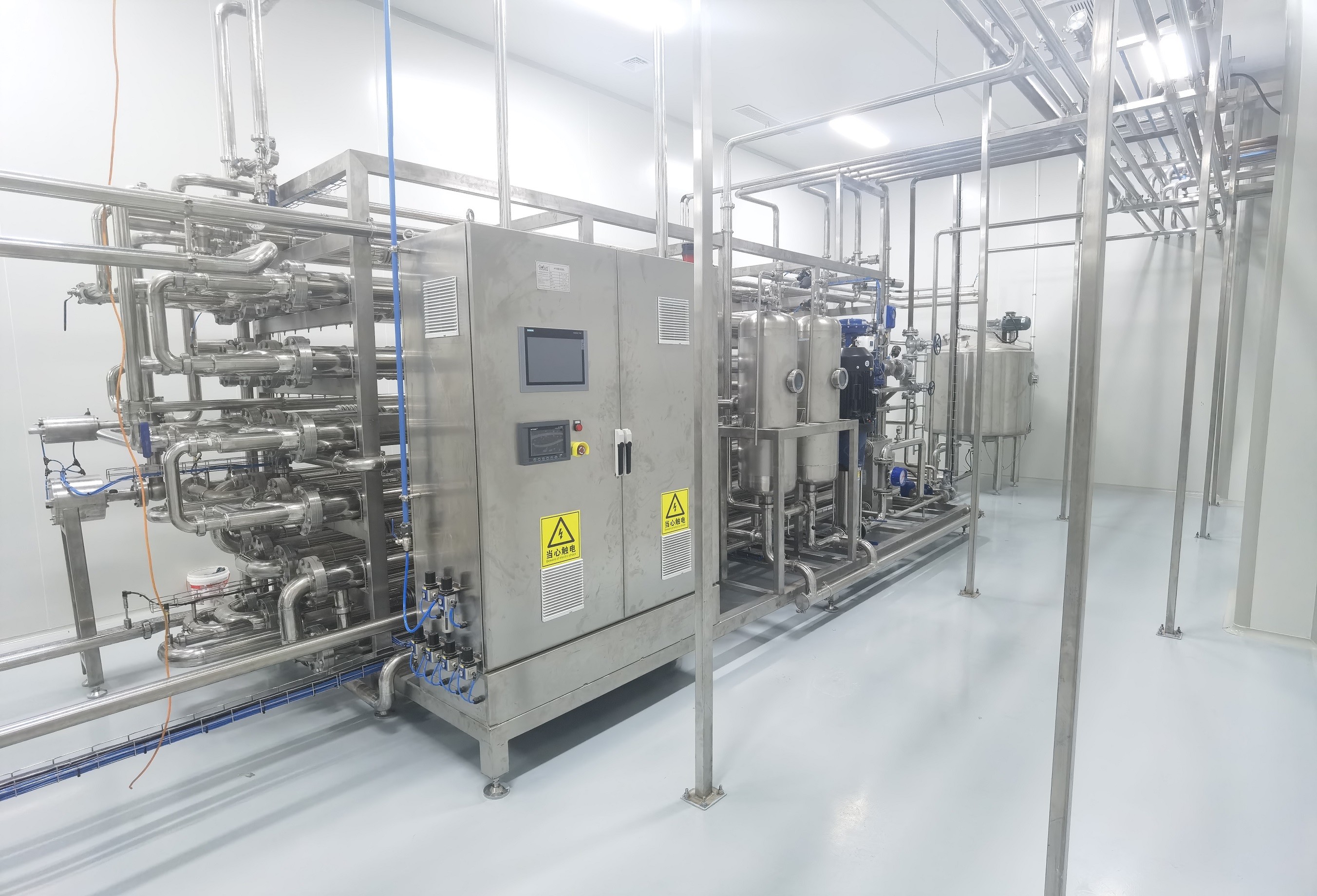 Dairy Milk UHT Sterilizer Machine Milk Processing Line Low Consumption
