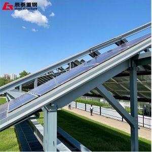 Solar Panel Steel Frame Building Construction Weatherproof Metal Building