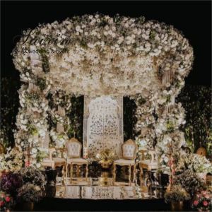 Wedding Mandap Backdrop Telescopic Adjustable Wedding Centerpiece Backdrop Frame