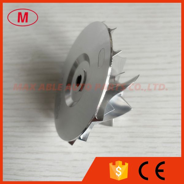 CT26 17291-17010 42.12/64.89mm 7+7 blades high performance Turbocharger milling/Billet compressor wheel for 17201-17010