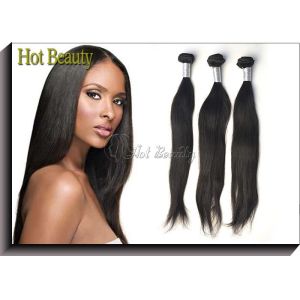 China Unprocessed Virgin Peruvian Straight Hair Extensions 10 Inch - 30 Inch on sale