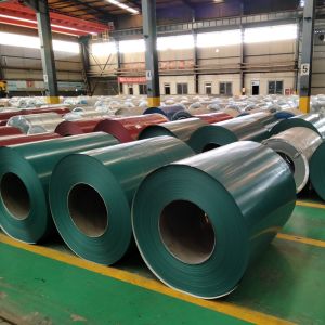 China AISI ASTM Prepainted Galvanized Steel Coils DX51D DX52D DX53D on sale