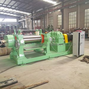12mm Nip 21.8m/Min Open Mill Rubber Mixing Two Roll Rubber Mixer Machine