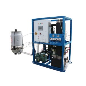 Large Ice Production 40KW Cylindrical Tube Ice Machine TV50 For Arab Middle East
