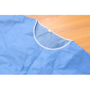 CE ISO SMS Breathable Nurse Uniform Scrubs Short Sleeves Disposable Scrubs Sets