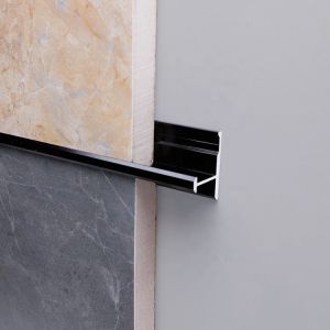 Polished H Shape 20mm Aluminium Tile Trim Stripes Profile