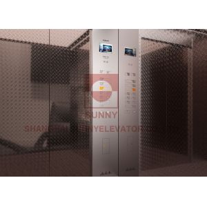 COP Front Wall Passenger Lift Parts With Stainless Steel Button