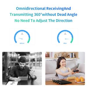 Vertical Polarization Antenna 55mm 4G GSM Signal Booster Repeater for Better