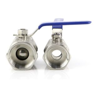 Cf8 Investment Casting 1 Inch Threaded 1 Pc Ball Valve