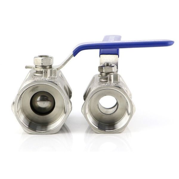 Buy Cf8 Investment Casting 1 Inch Threaded 1 Pc Ball Valve at wholesale prices