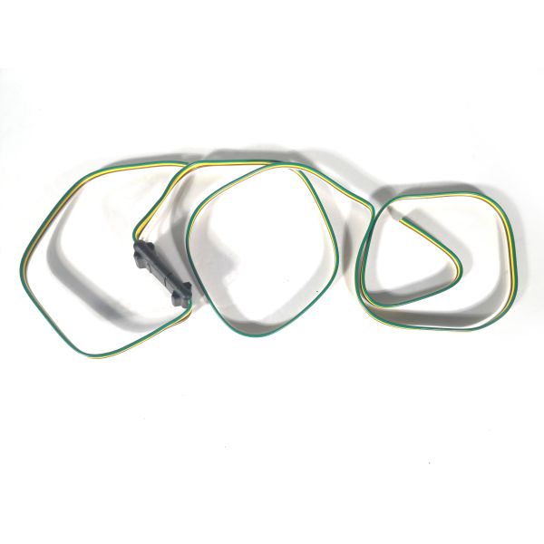 1.9m 2.7m 3.6m Truck Trailer Cable Coiled High Strength PVC Material