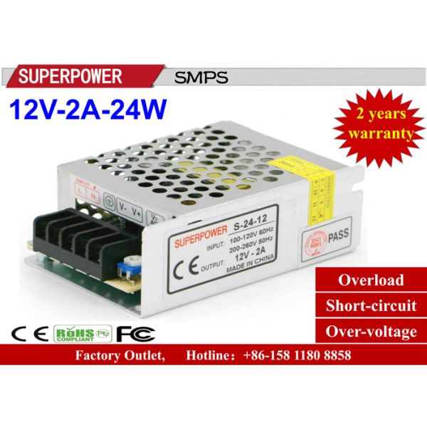 3D Printer Driver 12V2A25W single output SMPS with CE DC12V25W full watt Iron Case for LED Lighting Factory Outlet