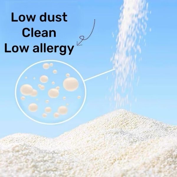 100% Plant Cassava Cat Litter Odor Control Tapioca Litter for Multi Cats