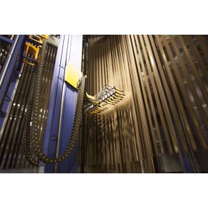 Compact Full Automatic Vertical Powder Coating Line PLC Control