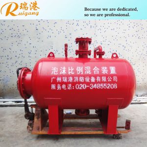 Quality Robust Proportioning Bladder Foam Tanks In Chemical Plants Carbon Steel 1 - 18m³ Volume And PHY4 - PHY200 Proportional Mixer For Safety for sale