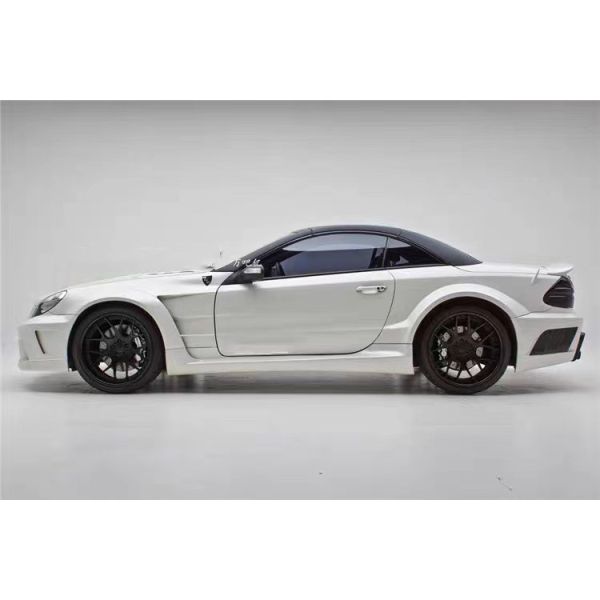 For Mercedes SL R230 Widebody Kit SL R230 Upgraded Misha Style Front and Rear Bumper Spoiler Widebody Kit