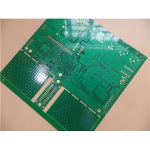 High Temperature PCB on FR-4 with 8 Layers Copper Track with green soldermask and Immersion Gold