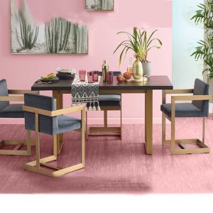 Custom Made Commercial Restaurant Chairs With Metal Frame And Armrest