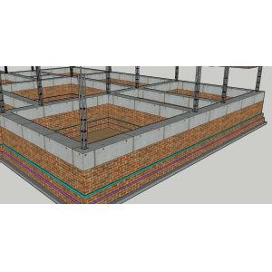Styrofoam Insulated Concrete Foam Foundation Concrete ICF Foam Blocks