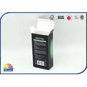 Biodegradable Reverse UV Printing Folding Carton Box With PET Tray