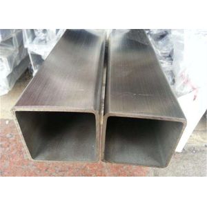 ASTM A270 310 Garde SS Rectangular Pipe Bright Annealed Surface Seamless Type