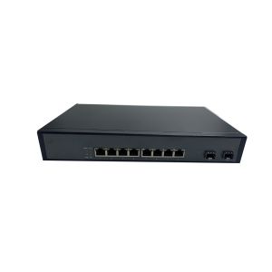 15.4W 8 Port SFP Fiber Switch