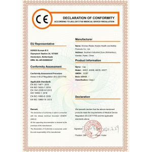 Hubei Orient International Corporation Certifications