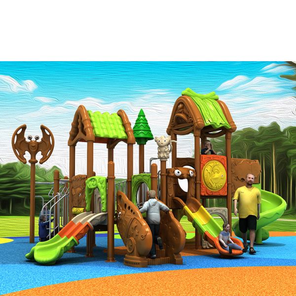 Buy Outdoor Kids Playground Slides Equipment PVC Coating Roto Moulded at wholesale prices