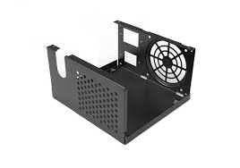 Painted Aluminum Sheet Metal Silver Powder Coating Fabrication Part Customized Logo