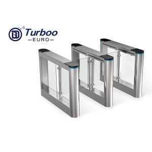 Stainless Steel Swing Barrier Turnstile Automatic 5 Pairs Infrared Sensor